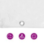 vidaXL Couverture végétale avec œillets 2x10 m PVC