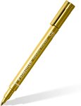 Marqueur permanent metallic  pointe ofive  étui 10 staedtler