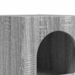 vidaXL Table de chevet 2 Pièces Gris Sonoma 29 5 x 35 x 50 cm