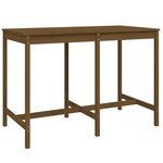 vidaXL Ensemble de bar de jardin 7 Pièces marron miel bois de pin massif