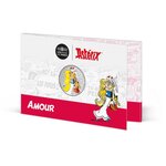 Monnaie de 50€ Argent Colorisée - Astérix Amour - Millésime 2022