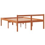vidaXL Lit pour personne âgée sans matelas 135x190 cm bois pin massif