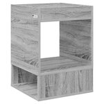 vidaXL Table d'appoint Gris Sonoma 40 x 40 x 56 cm Bois d'ingénierie