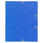 Chemise À Élastique 3 Rabats Carte Lustrée 400gm2 - Format Scolaire 17x22cm - Couleurs Assorties - X 25 - Exacompta