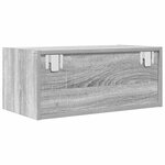 vidaXL Meubles TV 2 Pièces sonoma gris 60x31x25 5 cm bois d'ingénierie