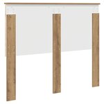 vidaXL Tête de lit Chêne artisanal 135 cm Bois d'ingénierie