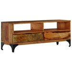 vidaXL Meuble TV 118x35x45 cm Bois de récupération massif
