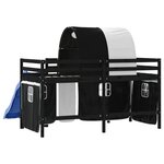vidaXL Lit mezzanine enfants avec tunnel sans matelas 80x200 cm