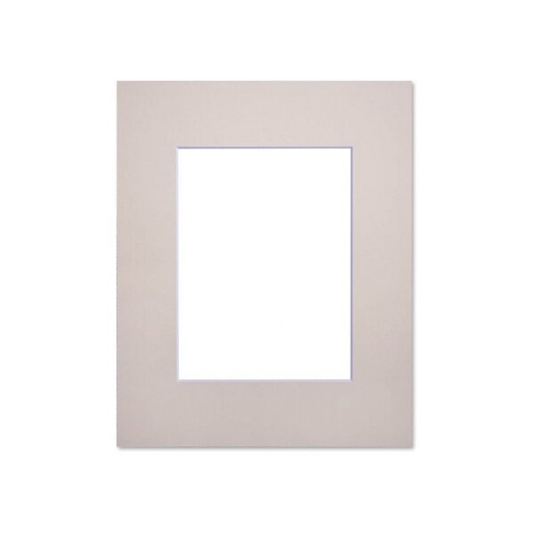 Passe partout standard beige Nielsen - Accessoires cadres et encadrement photo - Cadre 20 x 30 cm - Ouverture 12 x 17 cm