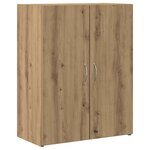vidaXL Meuble de Bureau - Chêne Artisan - 60 x 32 x 77 5 cm - Bois d'ingénierie