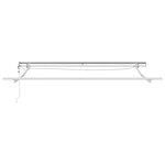 vidaXL Auvent Rétractable Gris clair 300 x 250 cm Polyester et métal