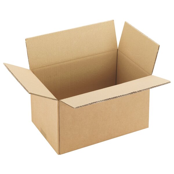 Caisse américaine kraft brun double cannelure h 20 x l 22 x p 35 cm - lot de 20 - tailleur ondulys