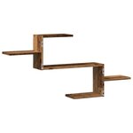 vidaXL Étagère murale vieux bois 104x15x49 cm bois d'ingénierie