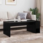 vidaXL Table basse Chêne noir 101 5 x 50 x 37 cm Bois d'ingénierie