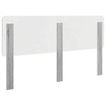 vidaXL Tête de lit Gris Sonoma 180 cm Bois d'ingénierie