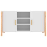 vidaXL Buffet Blanc 107x38x60 cm Bois d'ingénierie