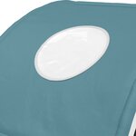 vidaXL Tunnel de lit 2 pc Bleu clair Polyester