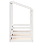 vidaXL Lit pour enfants sans matelas blanc 75x190 cm bois pin massif