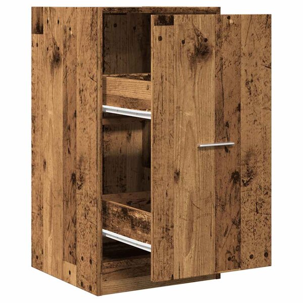 vidaXL Armoire d'apothicaire vieux bois 40x41x77 5cm bois d'ingénierie