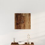 Armoire murale vidaXL en bois ancien 60x31 5x60 cm en bois reconstitué