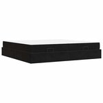 vidaXL Cadre de lit Noir 200 x 200 cm Velours
