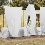 vidaXL Couvercles de Fleece de Protection Anti-Gel pour Plantes 5 Pièces