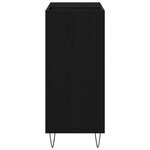 vidaXL Meuble de rangement Chêne noir 84 5x38x90 cm Bois d'ingénierie
