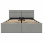 vidaXL Cadre de lit à rangement hydraulique sans matelas 140x200 cm