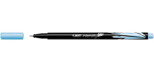 Stylo Feutre Fineliner Intensity Pte Baguée métal Fine 0 4mm Turquoise BIC