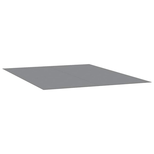 vidaXL Bâche de piscine gris clair 300x220 cm géotextile polyester