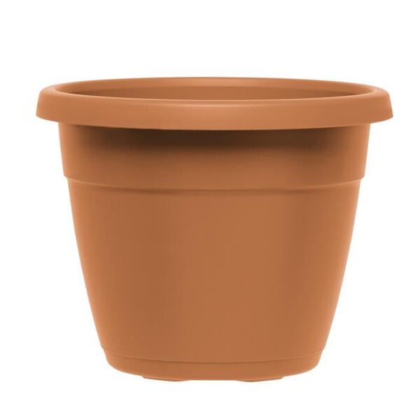 PoeTIC - Pot My City Garden rond 25 terre cuite - Ø24,6 x H19,7 cm - 5L