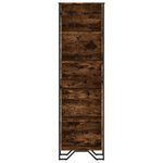 vidaXL Bibliothèque chêne fumé 50x31x169 cm bois d'ingénierie