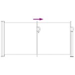 vidaXL Store latéral rétractable 300 x 100 cm Polyester Rectangulaire