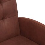 vidaXL Chaises de salle à manger 2 Pièces Marron brillant 57 x 67 x 98 cm