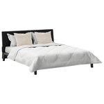 vidaXL Couette avec Oreillers 3 Pièces Blanc Microfibre et Plumes D'oie