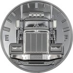 TRUCK KING OF THE ROAD 2 Once Argent Coin 10 Dollars Cook Islands 2022