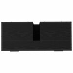 vidaXL Ensemble de mobilier de salle de bain 2 Pièces Chêne noir