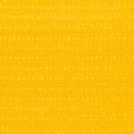 vidaXL Voile d'ombrage 160 g/m² Jaune 2 5x5 m PEHD