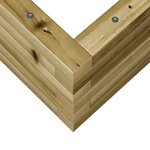 vidaXL Jardinière 110x60x23 cm bois de pin imprégné