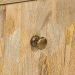 vidaXL Armoire à tiroirs 70x35x70 cm bois massif de manguier