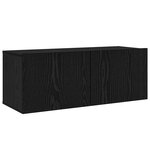 vidaXL Ensemble meuble TV 6 Pièces Chêne noir 100 x 30 x 30 cm