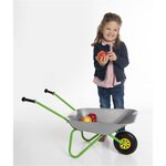 Rolly Toys 271955 - Brouette en métal  argent et vert
