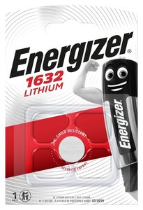 Blister de 1 Pile Lithium CR 1632 ENERGIZER