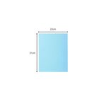 Paquet 250 sous-chemises 22 x 31 cm Super 60 Bleu Clair EXACOMPTA