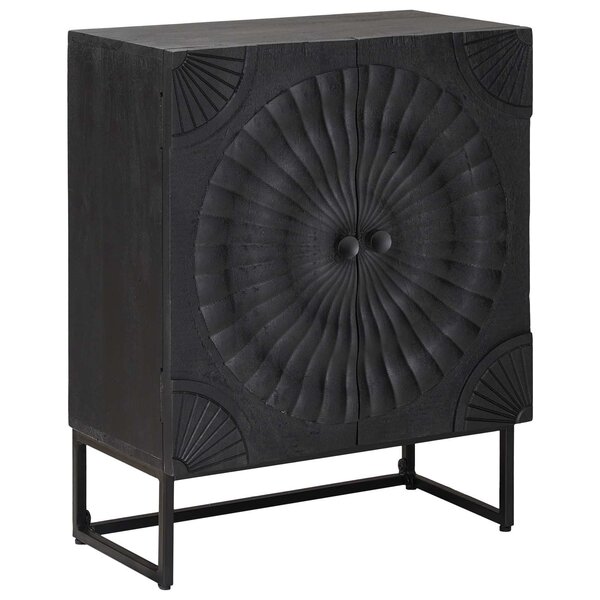 vidaXL Buffet Noir 55 x 30 x 70 cm