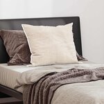 vidaXL Oreiller avec oreiller Blanc Polyester