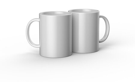 Cricut : Mugs Céramique Blanc 425ml 2 pièces