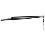 vidaXL Auvent rétractable crème 4 5x3 m tissu et aluminium