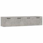 vidaXL Armoires murales 2Pièces Gris béton 60x36 5x35cm Bois d'ingénierie