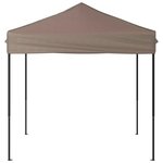 vidaXL Tente de réception pliable Taupe 2x2 m